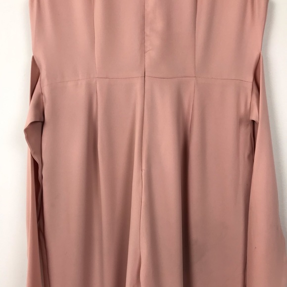 Tahari Blush Pink Self Tie Sleeveless Jumpsuit - Picture 10 of 16